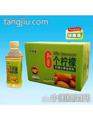 350mlx24瓶绿蜜康6个柠檬