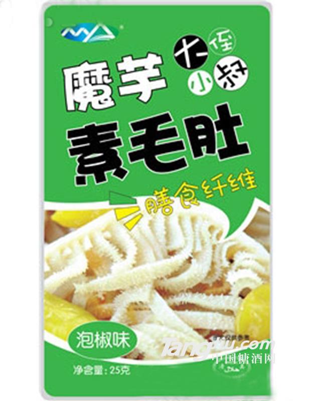 大侄小叔素毛肚泡椒味魔芋25g
