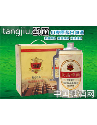 凯盾小麦白啤酒2L（箱）