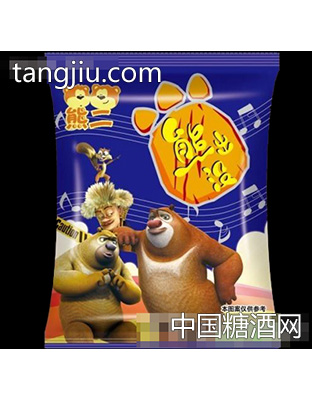 鲁锦熊出没膨化食品蓝