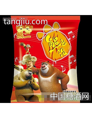 鲁锦熊出没膨化食品红
