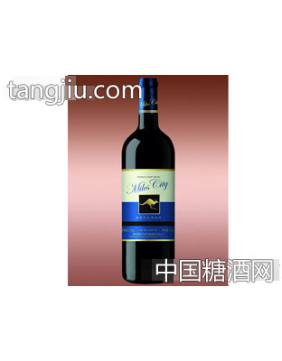 袋鼠蓝标美乐干红
