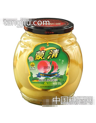 830g糖水白桃罐头