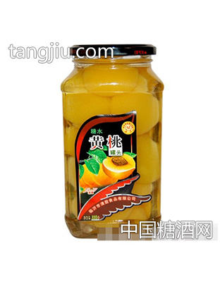 北京杯880g糖水黄桃罐头