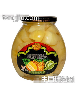 大元宝850g糖水菠萝罐头