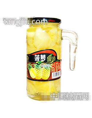小把杯550g糖水菠萝罐头