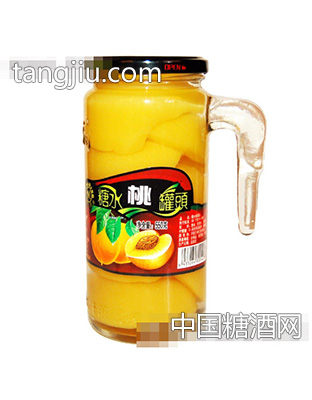 小把杯550g糖水黄桃罐头