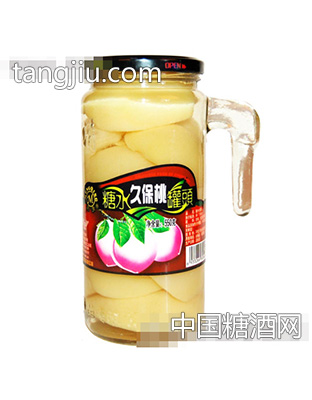 小把杯550g糖水久保桃罐头
