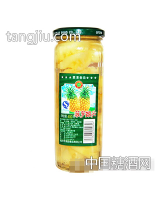 小四棱450g糖水菠萝罐头
