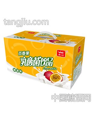 康小乐百香果乳酸菌16杯装礼品盒