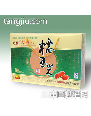 胡萝卜糯玉米糊(益肝明目)