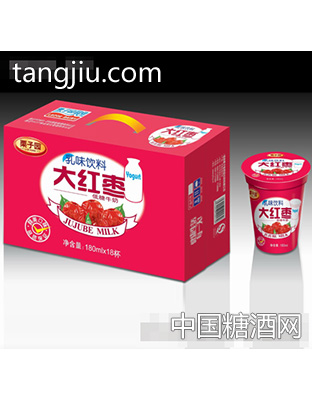 大红枣低糖牛奶180mlX18杯
