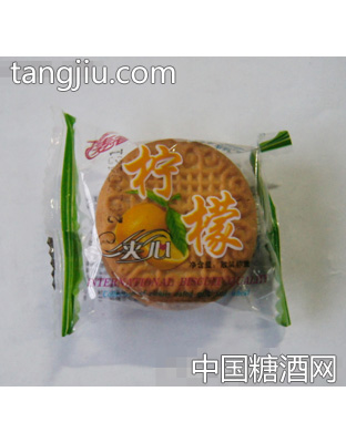 麦香柠檬夹心饼干