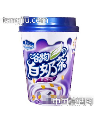 麦农香芋味奶茶