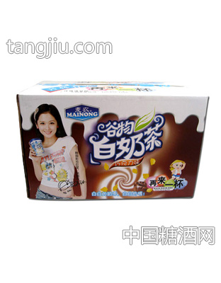 盒装巧克力味奶茶外箱