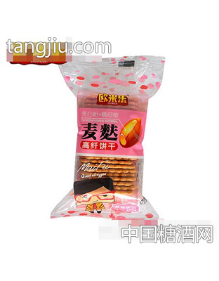 欧米乐麦麸高纤饼干
