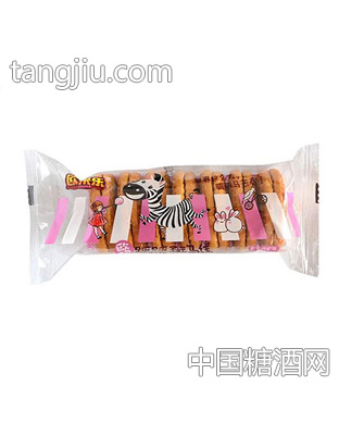 欧米乐踩踩斑马线夹心饼干袋装