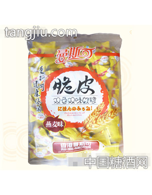 脆皮双色双味软球燕麦味320克