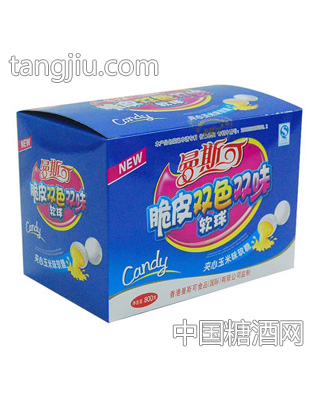 曼斯可脆皮双色双味软球夹心玉米味（箱）