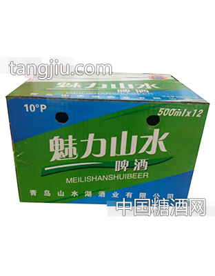 魅力山水啤酒箱装500mlx12