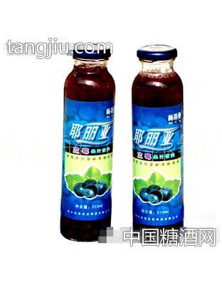 瓶装蓝莓汁