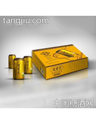 健君堂金银花原汁植物饮品24罐标箱装