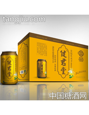 健君堂金银花原汁植物饮品8罐礼品装