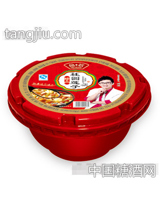 合+欢桂圆莲子粥碗