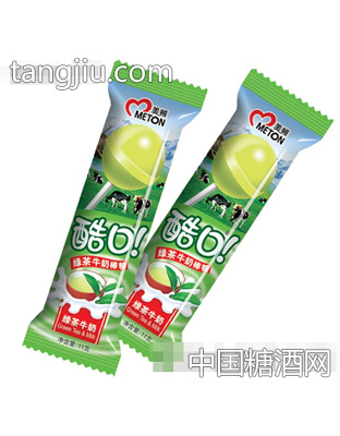 绿茶牛奶棒糖