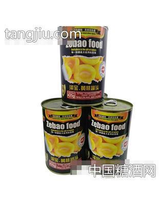 泽宝黄桃罐头4250g