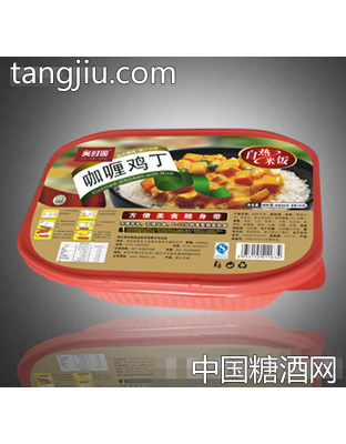 美时园咖喱鸡丁自热米饭