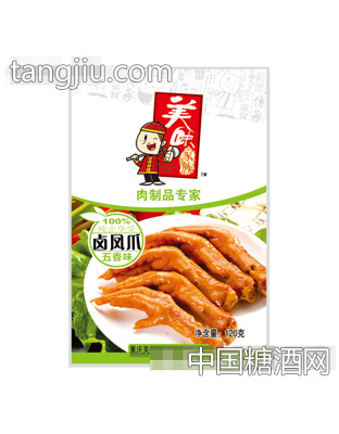 美味家族凤爪五香味120g