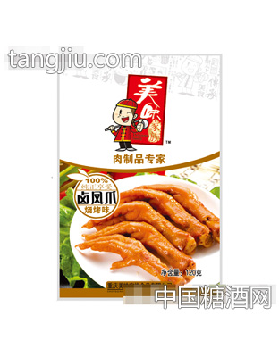 美味家族凤爪烧烤味120g
