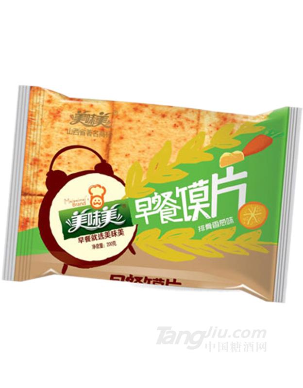 美味美早餐馍片排骨香葱味200g