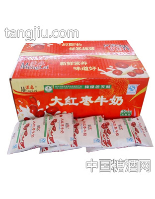 濛磊大红枣牛奶箱装
