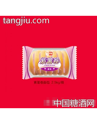 梦伟紫薯卷面包