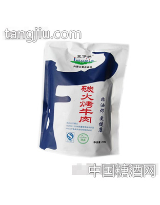 蒙伊萨碳火烤牛肉非油炸麻辣味218g