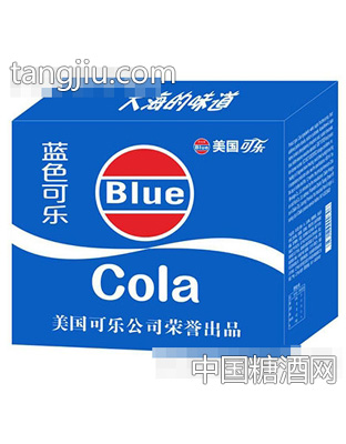 美国蓝色可乐箱