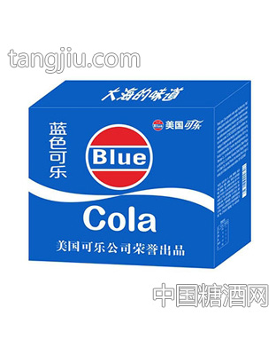 美国可乐蓝色可乐箱装