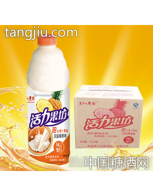 活力果坊凤梨椰香味1.5L