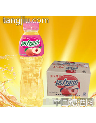 活力果坊水蜜桃风味饮料500ml