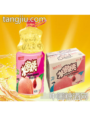 水蜜桃果粒多饮料2L