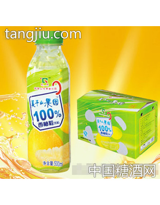 99%西柚粒饮料500ml