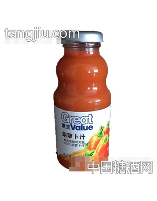 惠宜胡萝卜汁250ml