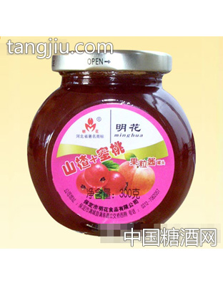 300g山楂+蜜桃复合果酱