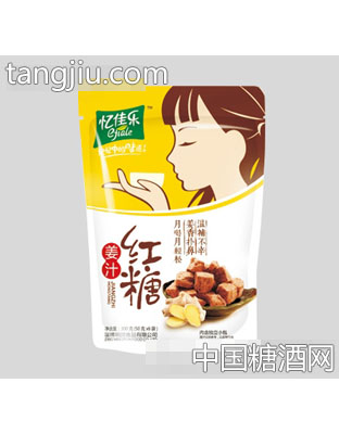 忆佳乐姜汁红糖100g