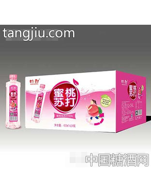 妙郎蜜桃苏打饮料400mlX24瓶