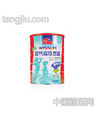 明一高钙高铁奶粉