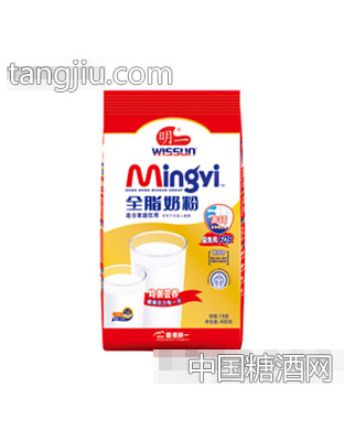 明一全脂奶粉400g袋装