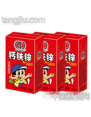 旺仔钙铁锌酸奶125ml